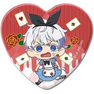 吸血鬼すぐ死ぬ2 ハート缶バッジ ロナルド　35個 吸血鬼すぐ死ぬ2』ハート型缶バッジG (鼻息丸)[シンク