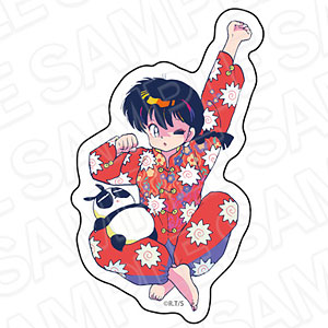 らんま1/2 ダイカットステッカー PALE TONE series 早乙女らんま