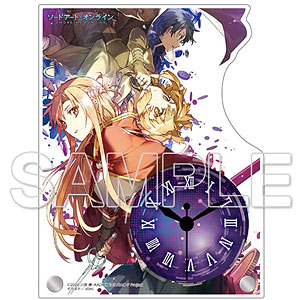 ソードアートオンラインアクリルクロック ソードアート・オンライン オルタナティブ ガンゲイル