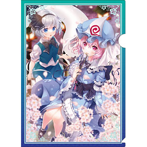 東方project チュウニズムエアー　コラボ　クリアファイル　西行寺幽々子 東方project チュウニズムエアー コラボ クリアファイル 西行寺