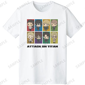 進撃の巨人 集合 TINY Tシャツ レディース XXXL