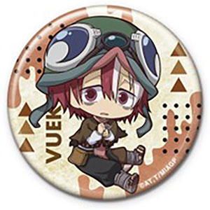 メイドインアビス 烈日の黄金郷 ぺたん娘缶バッジ ヴエコ