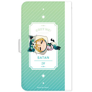 Obey Me！ サタン ちびころ 手帳型スマホケース Lサイズ