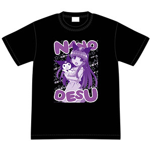 ひぐらしのなく頃に卒×サンリオキャラクターズ Tシャツ 梨花(XL