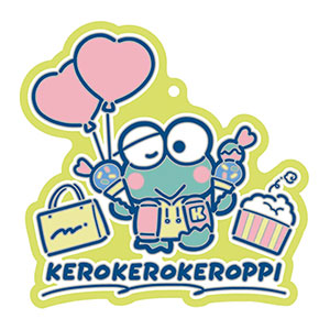 F*Kaori×はぴだんぶい おなまえラバーストラップ けろけろけろっぴ