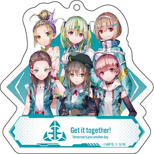 激レア　ヘブンバーンズレッド　第31E部隊 スティック　アクキー　アニメイト限定 茅森月歌ら第31A部隊メンバーが「アクリルつままれ」になって