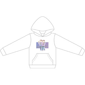 おそ松さん 描き下ろし カラ松＆一松(秋) パーカー(XL)
