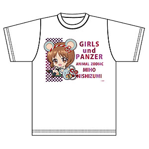 ガールズ＆パンツァー 最終章 ぷちちょこグラフィックTシャツ[西住みほ]十二支