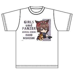 ガールズ＆パンツァー 最終章 ぷちちょこグラフィックTシャツ[西住まほ]十二支