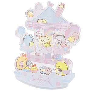 すみっコぐらし うごくジオラマアクリルスタンド たぴおかパーク メリーゴーラウンド