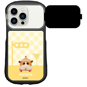 PUI PUI モルカー DRIVING SCHOOL iPhone14/14Pro/13/13Pro/12/12Pro 対応 ハイブリッドガラスケース 教習ポテト