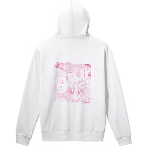 神風怪盗ジャンヌ 稚空 「まろんは軽いな 羽根がはえてるみたいだ」 バックプリントパーカー メンズ L