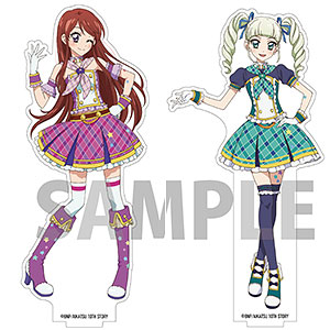 激安通販 アイカツ！ ペアアクリルスタンド 9 黒沢凛＆天羽まどか 