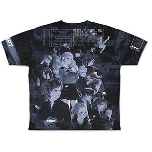 焼きそばパン Tシャツ ブラック メンズLサイズ 「十三機兵防衛圏