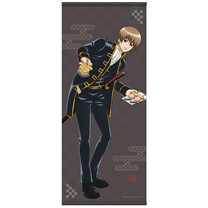 銀魂 描き下ろし 沖田総悟 80cmタペストリー 屋台食べ歩きVer.