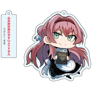 【限定販売】心の声が漏れやすいメイドさん ワイヤーキーホルダー 桜木町秋葉
