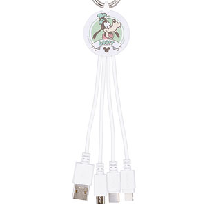 ディズニーキャラクター マルチ充電ケーブル グーフィー