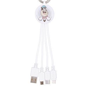 ディズニーキャラクター マルチ充電ケーブル ピート
