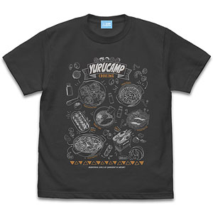 『ゆるキャン△』 キャンプグルメ Tシャツ/SUMI-M