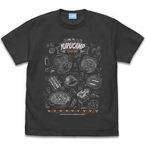 『ゆるキャン△』 キャンプグルメ Tシャツ/SUMI-L