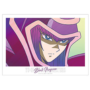 遊☆戯☆王デュエルモンスターズ ブラック・マジシャン Ani-Art clear label A3マット加工ポスター