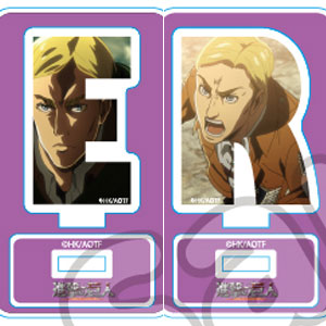 進撃の巨人 ネームロゴトレーディングアクリルスタンド リヴァイ 4個