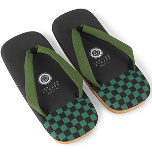 アニメ「鬼滅の刃」 竈門炭治郎 雪駄サンダル ユニセックス XS(22.5-23cm)