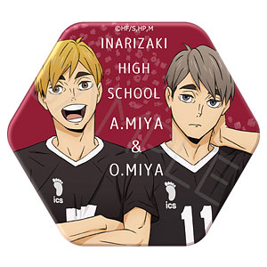 ハイキュー！！』 六角形缶バッジ PM(角名倫太郎)[シンク