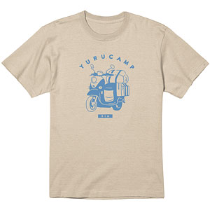 映画『ゆるキャン△』 志摩リン モチーフ柄 Tシャツ メンズ XL