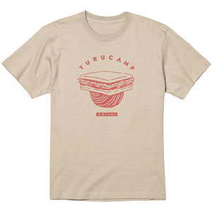 映画『ゆるキャン△』 大垣千明 モチーフ柄 Tシャツ メンズ L