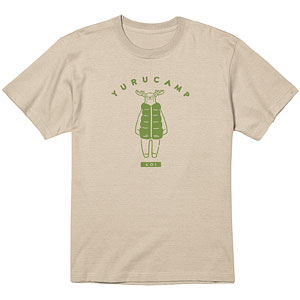 映画『ゆるキャン△』 犬山あおい モチーフ柄 Tシャツ レディース XL
