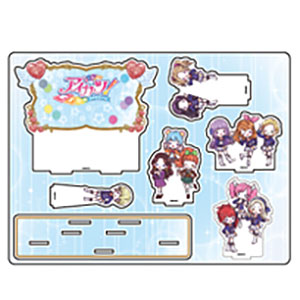 アクリルジオラマ「アイカツ！」01/集合デザイン ピンク(グラフアート