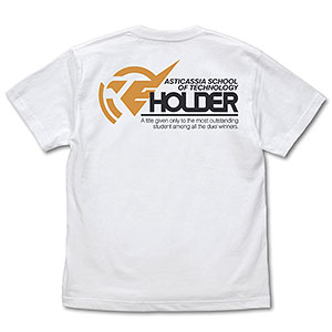 機動戦士ガンダム 水星の魔女 アスティカシア高等専門学園 ホルダー Tシャツ/WHITE-L