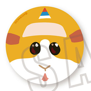 PUI PUI モルカー フェイス缶バッジ 教習ポテト