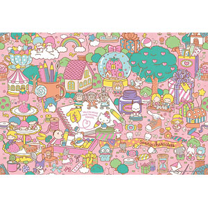 HELLO KITTY さくらんぼ1000ピースジグソーパズルピース数不明 HELLO KITTY さくらんぼ1000ピースジグソーパズルピース数不明