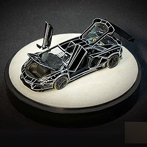 1/64 LB LP 700 Tron Black[PGM]《在庫切れ》