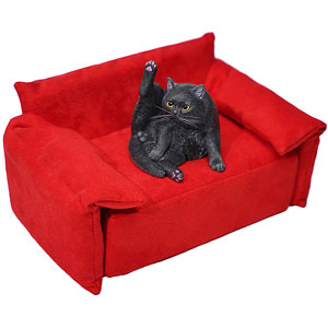 1/6 ぐーたら 猫 7.0 ソファ付 B3