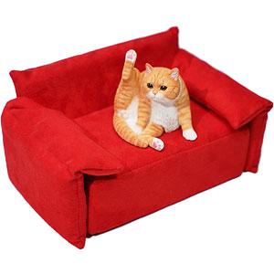 1/6 ぐーたら 猫 7.0 ソファ付 B4