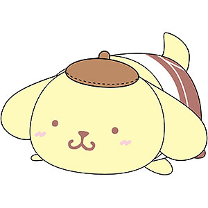 サンリオキャラクターズ ぽてコロマスコットMsize3 E ポムポムプリン