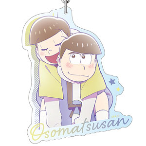おそ松さん 描き下ろし カラ松＆十四松(冬) アクリルキーホルダー