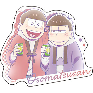 おそ松さん 描き下ろし おそ松＆一松(冬) ステッカー