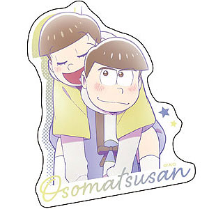 おそ松さん 描き下ろし カラ松＆十四松(冬) ステッカー