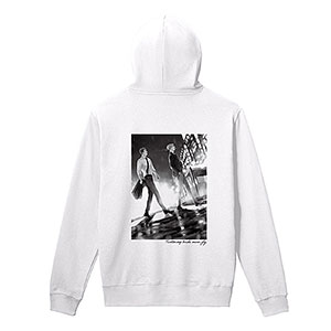 囀る鳥は羽ばたかない ジップパーカー レディース XL