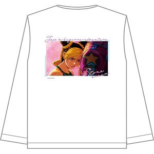 ジョジョの奇妙な冒険 ストーンオーシャン ロングTシャツ OP 2期ver. ホワイト JF XLサイズ