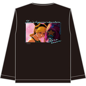 ジョジョの奇妙な冒険 ストーンオーシャン ロングTシャツ OP 2期ver. ブラック JF XLサイズ