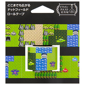 ドラゴンクエスト文具屋 ロールテープ 〈ドットフィールド〉