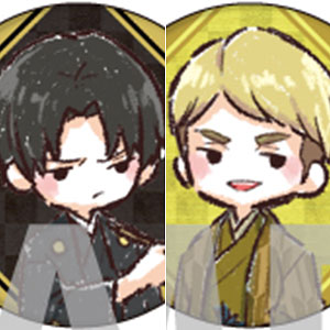 缶バッジ「進撃の巨人」45/お正月ver. グラフアートイラスト 8個