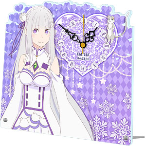 Re：ゼロから始める異世界生活 アクリル置時計 レム＆ラム[シーズナル