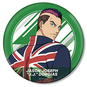 新テニスの王子様 描き下ろしイラスト J・J・ドルギアス 戦う背中ver. BIG缶バッジ