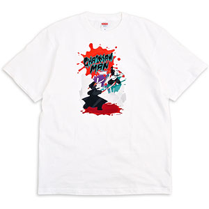 チェンソーマン イラストレーターHERコラボ ビッグTシャツ(チェンソーマンVSサムライソード)